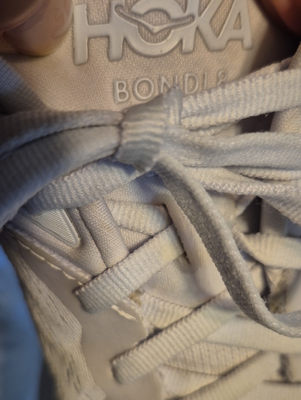 Hoka One One Bondi 8. Mens Sz.11D White Lightweight Running Shoes (#783sho) - Picture 12 of 12